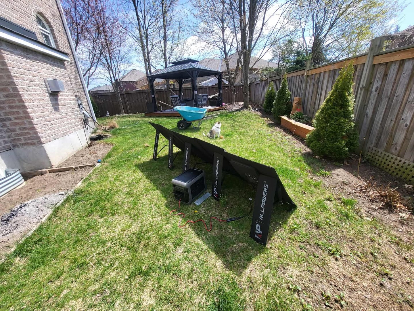 Customer photo review of ALLPOWERS SP037 Portable Solar Panel 400W