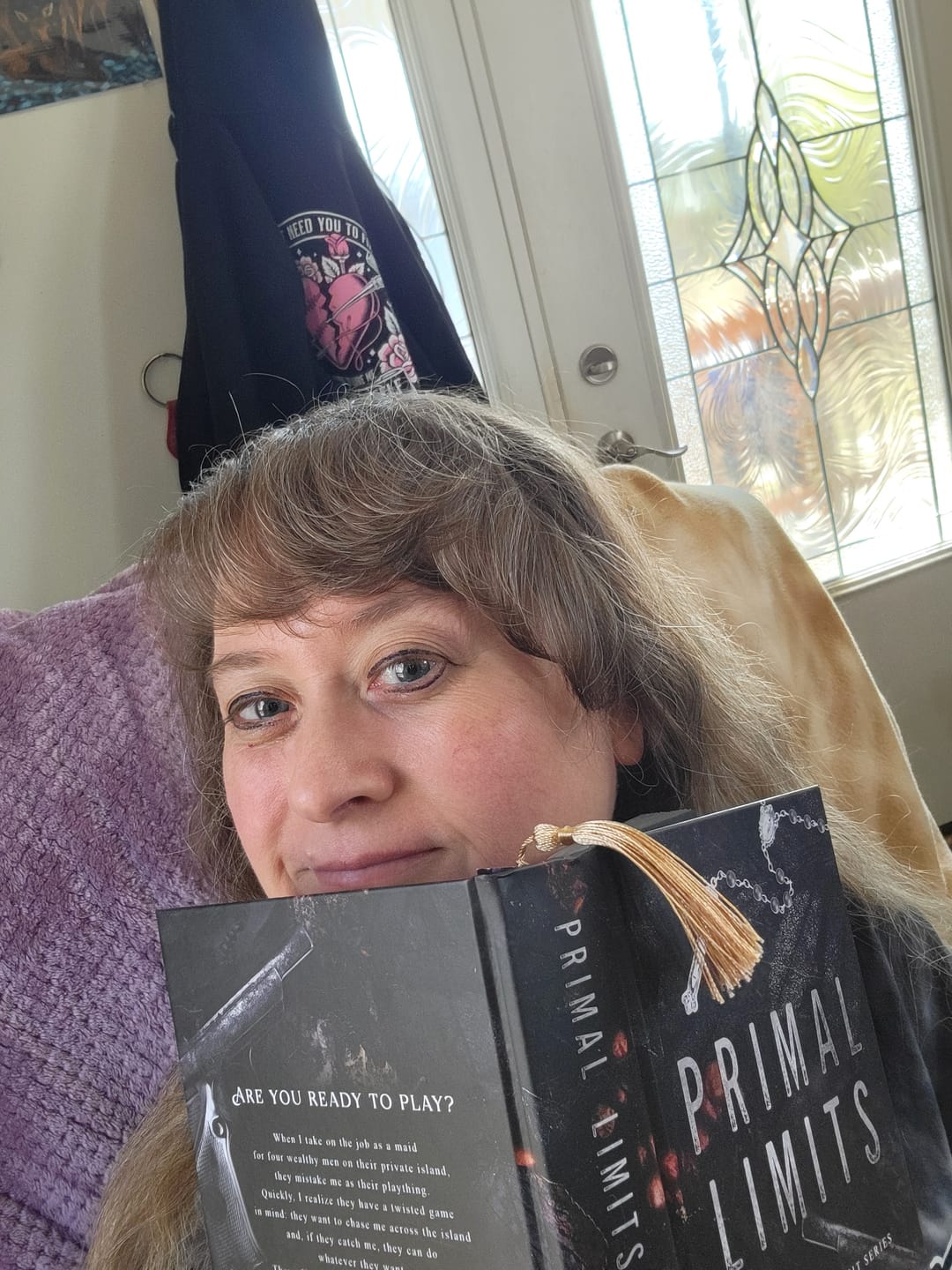 Customer photo review of Primal Limits Special Edition Hardback with Printed Edges