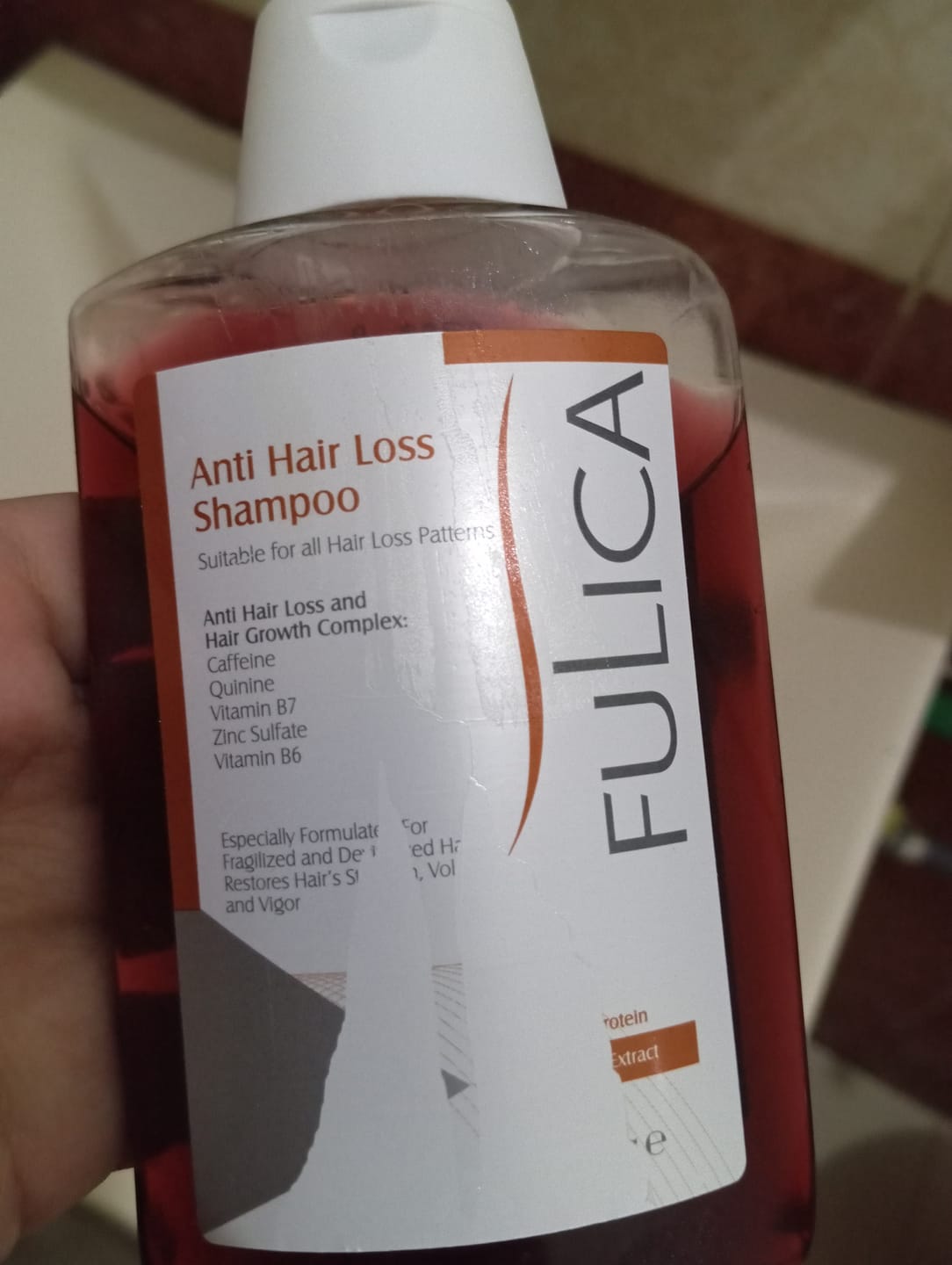 Customer photo review of Fulica™ - Anti Hair Loss Shampoo
