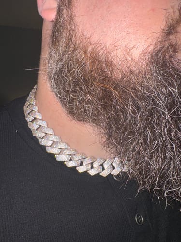 Customer photo review of VVS Cuban Link Chain 14K Gold (ALL SIZES)