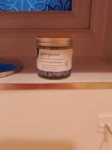 Customer photo review of Fluoride Toothpaste - Peppermint