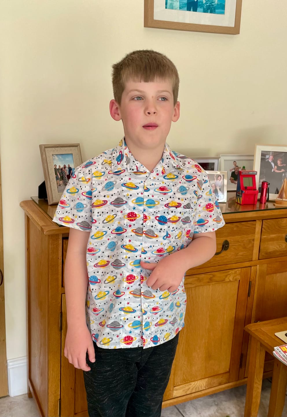 Customer photo review of Planets and Stars Polycotton Fabric