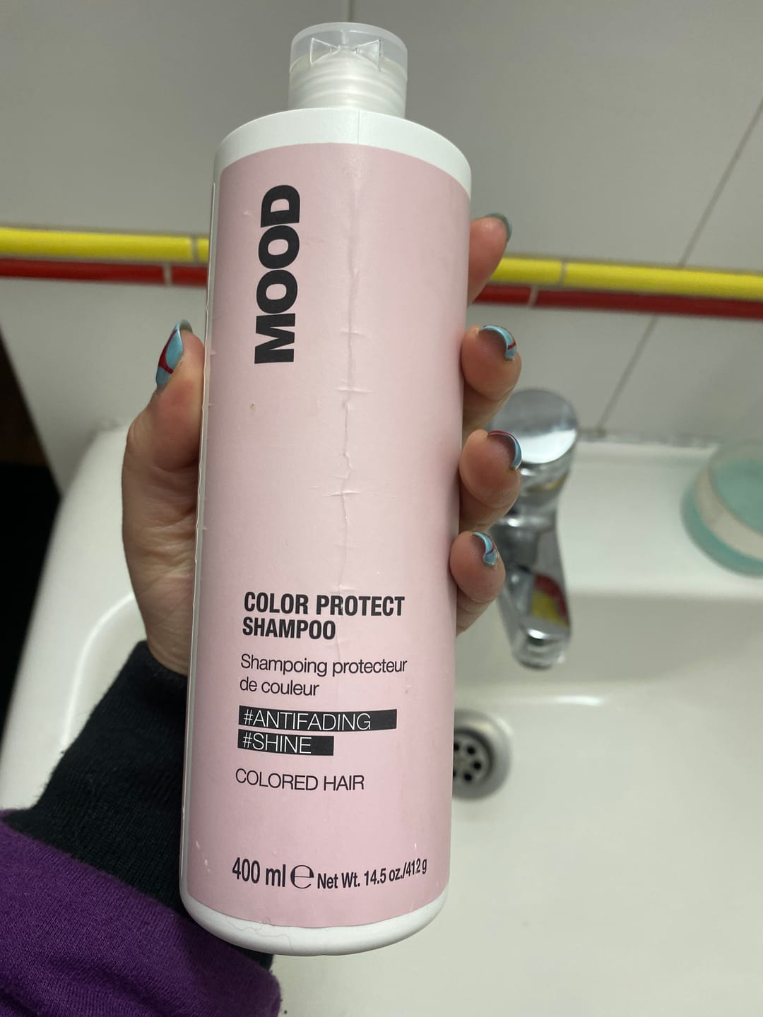 Customer photo review of Shampoo Protector Color Mood