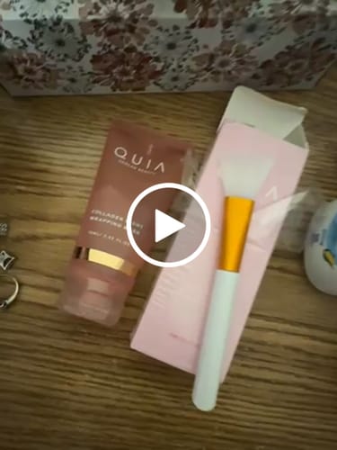 Customer video review of Collagen Night Wrapping Mask