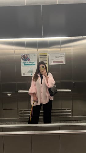 Customer photo review of Oversized Cardigan "CozyGlam"