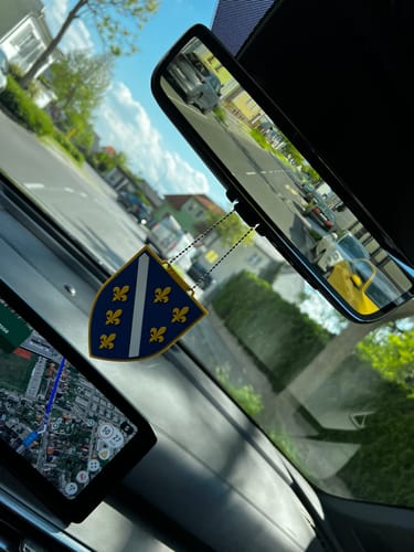 Customer photo review of Republic Bosnia and Herzegovina Car Hanging Ornament