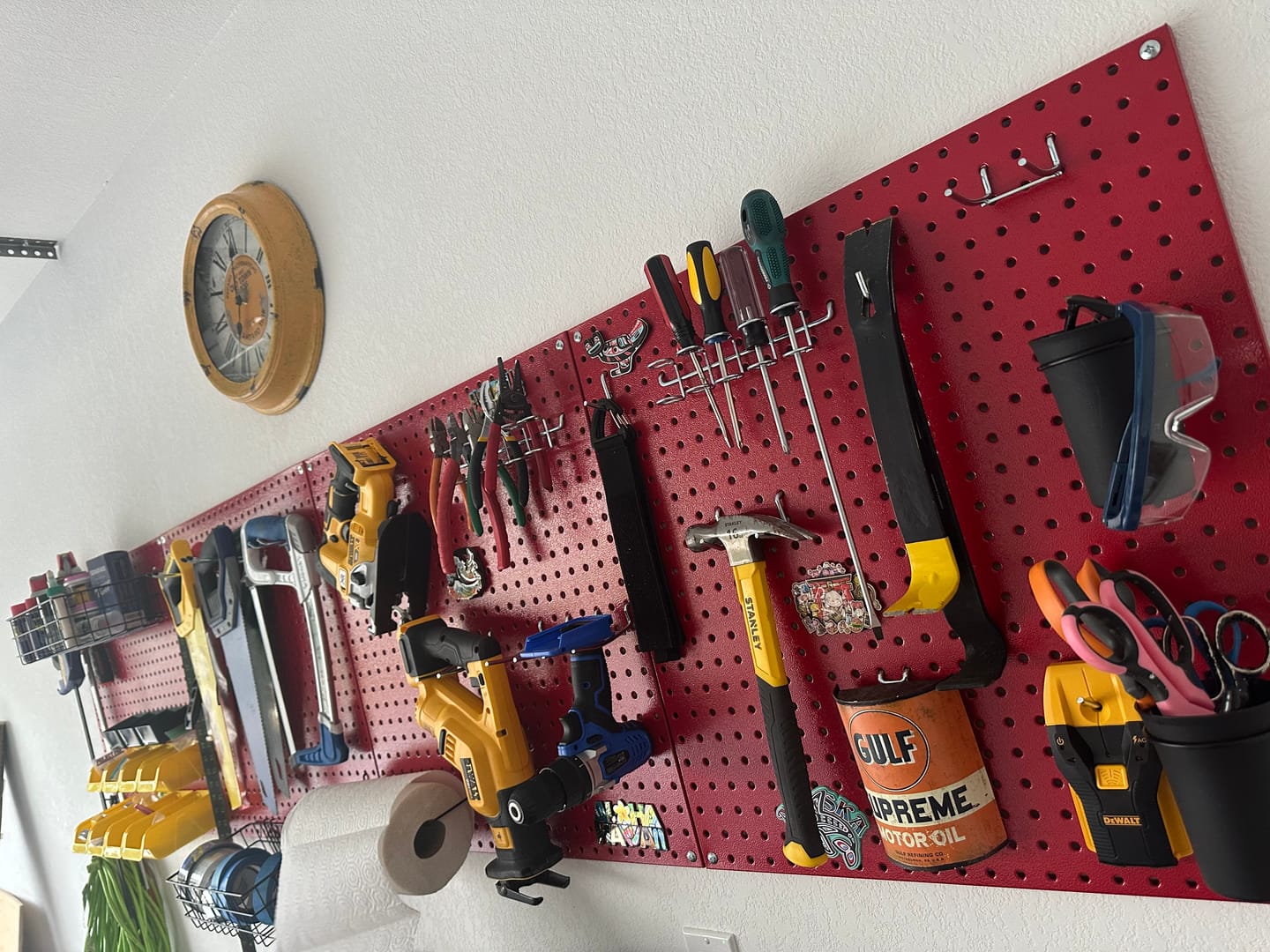 Customer photo review of REIBII 77.2" W Industrial Heavy-Duty Garage Shelving,4-Tier Adjustable Steel Storage Shelves for Garage,Warehouse,Basement