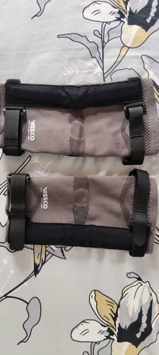 Customer photo review of Hinged Knee Cap | Supports the Knee joint with mediolateral hinges | Color - Grey (Single Piece)