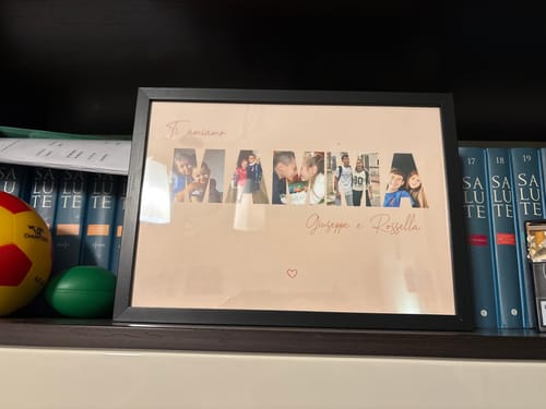 Customer photo review of Buona festa – Poster Personalizzato