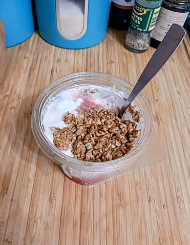 Customer photo review of Strawberry Pineapple Probiotic Parfait