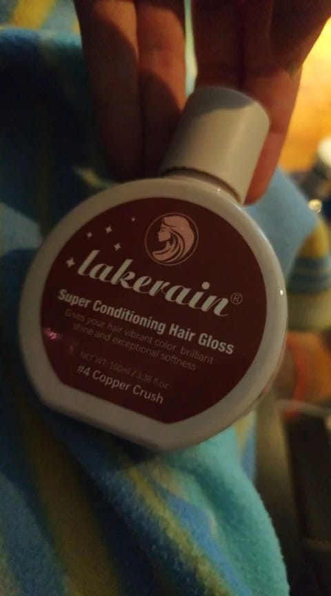 Customer photo review of Semi-Permanent Hair Gloss Treatment For Radiant Color Nourishment And Repair — Copper-Red | KIMLUD