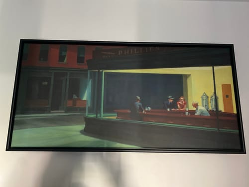 Customer photo review of Nighthawks | Edward Hopper | 1941
