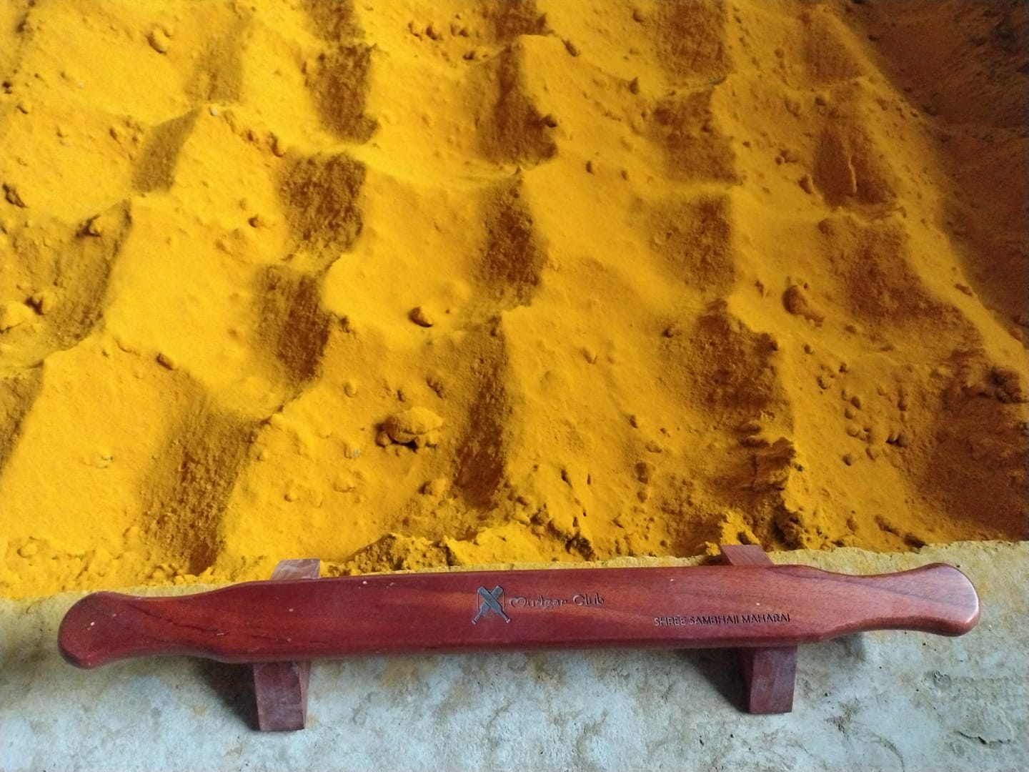 Customer photo review of Wooden Push-up Board (Shena/Hindu push-up boards)