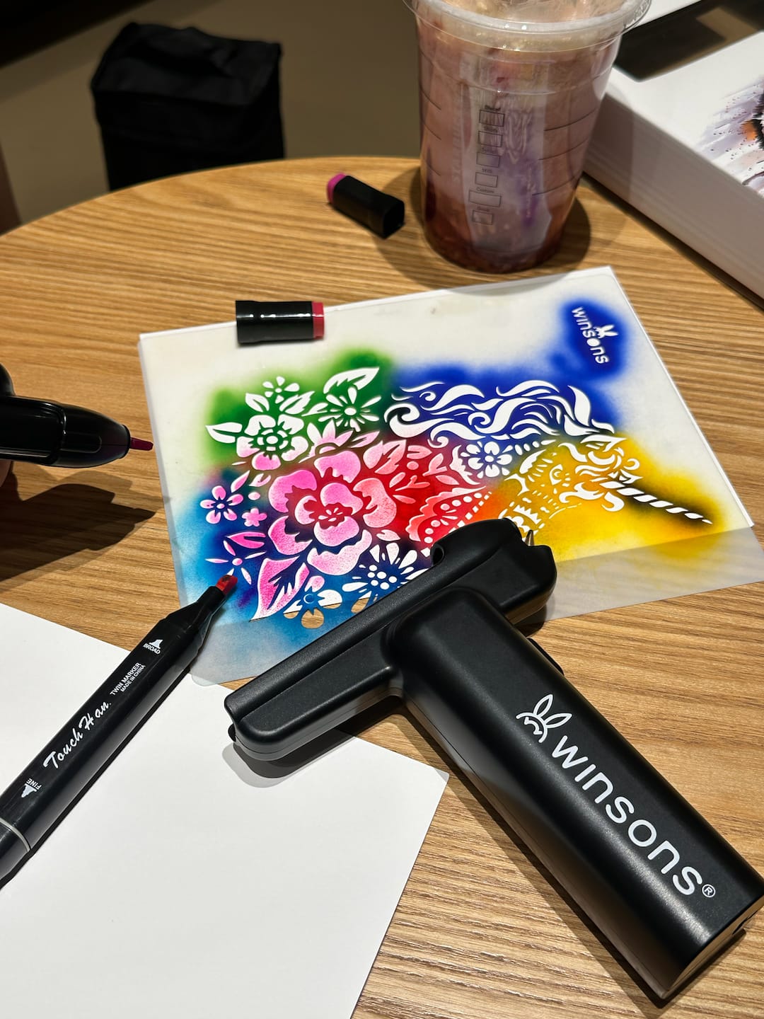 Customer photo review by Mark M. for WINSONS Electric Airbrush Marker