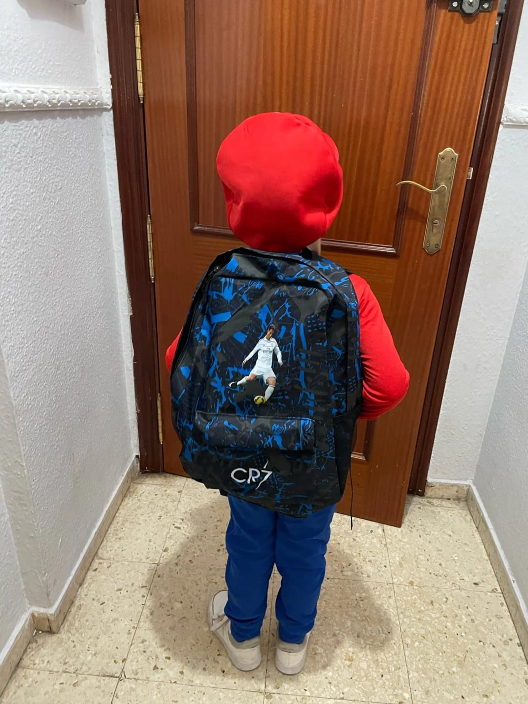 Customer photo review of Mochila Estojo e Bolsa do CR7