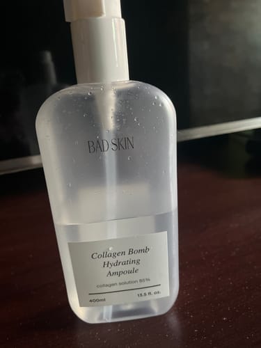 Customer photo review of Bad Skin™ Korean Collagen Bomb Hydrating Ampoule