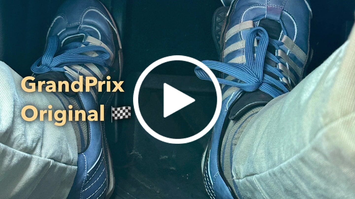 Customer video review of Men's GrandPrix Sneaker in Laguna Seca (Ocean Blue and Sand)