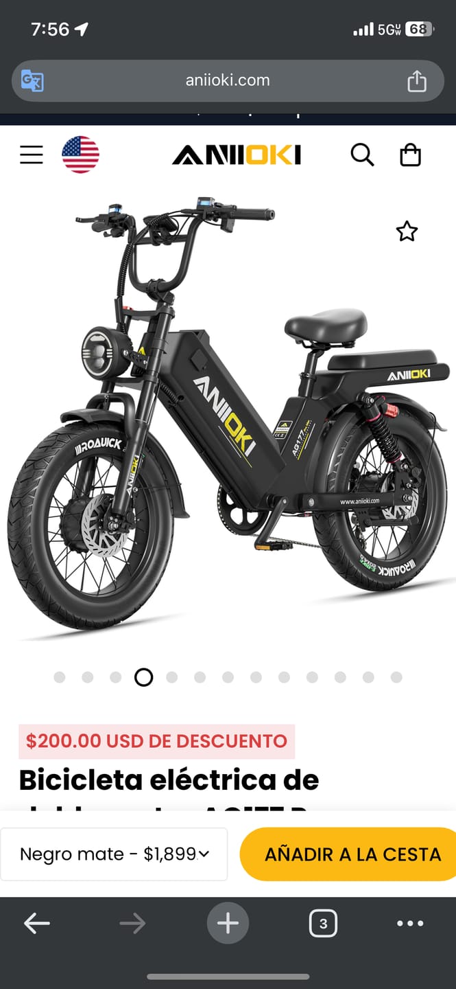 Customer photo review of 2025 Version AQ177 Pro Max Dual Motor Ebike