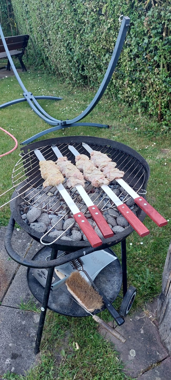 Customer photo review of Schweine-Schaschlik Knoblauch-Pfeffer – würzig & traditionell | mySchaschlik