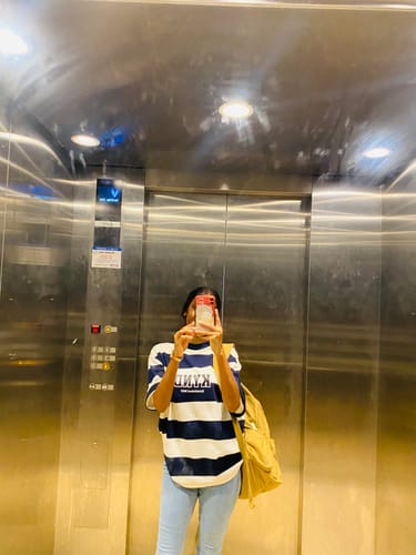 Customer photo review of Ravenclaw Stride Oversize Tee