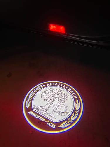 Customer photo review of MERCEDES DOOR LIGHTS