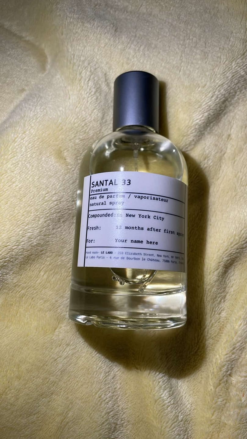 Customer photo review of Le Labo Fragrance