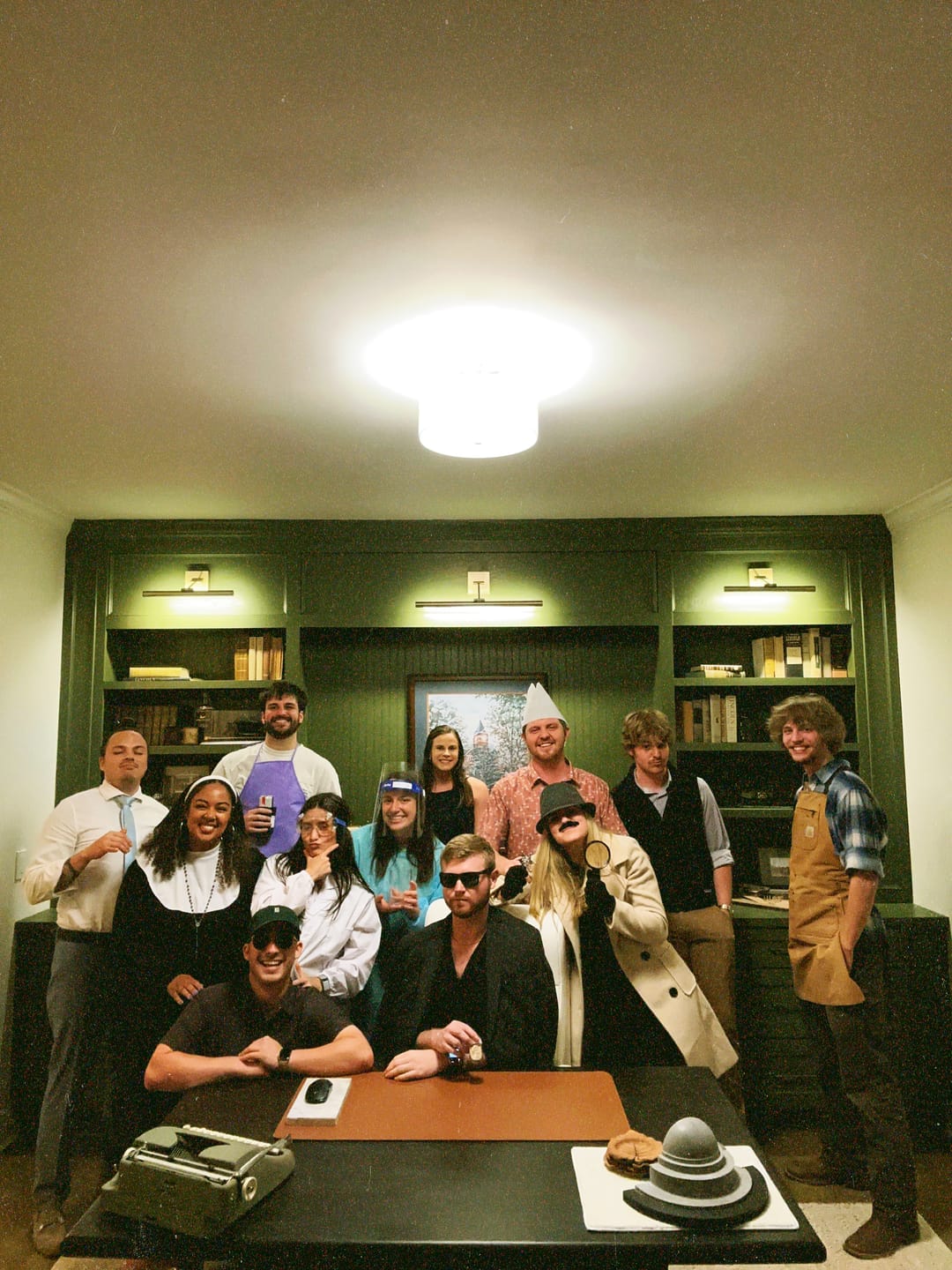 Customer photo review of A Wine Tasting Themed Murder Mystery Game Kit