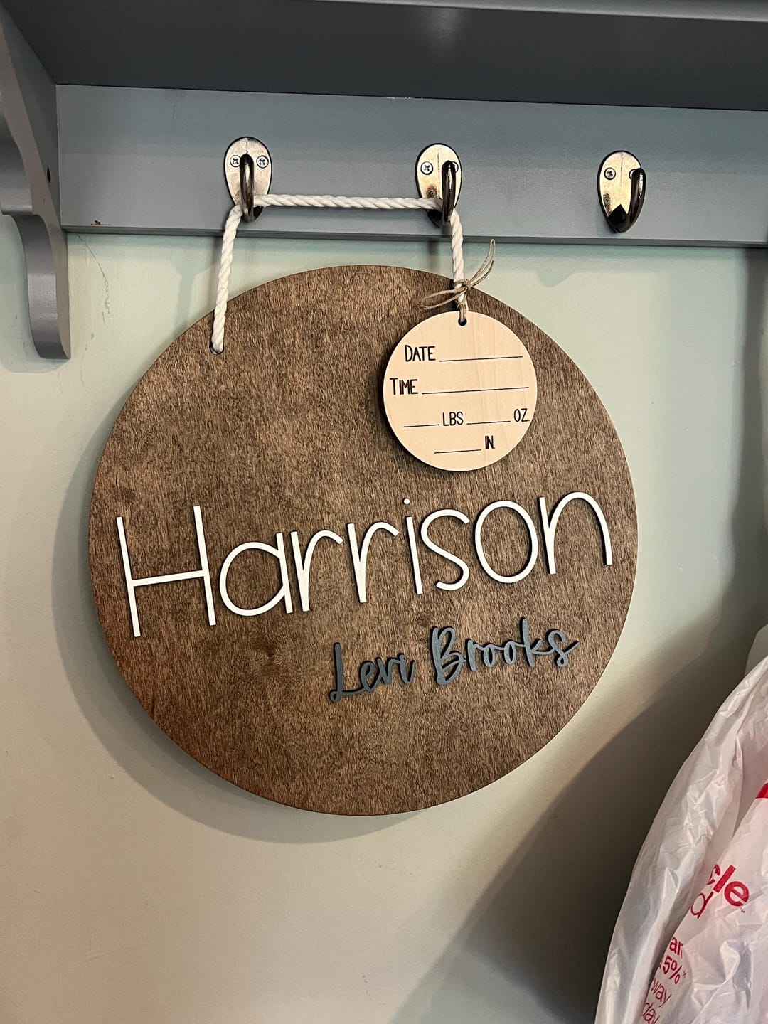Customer photo review of Hospital Door Hanger - Lucas Blake