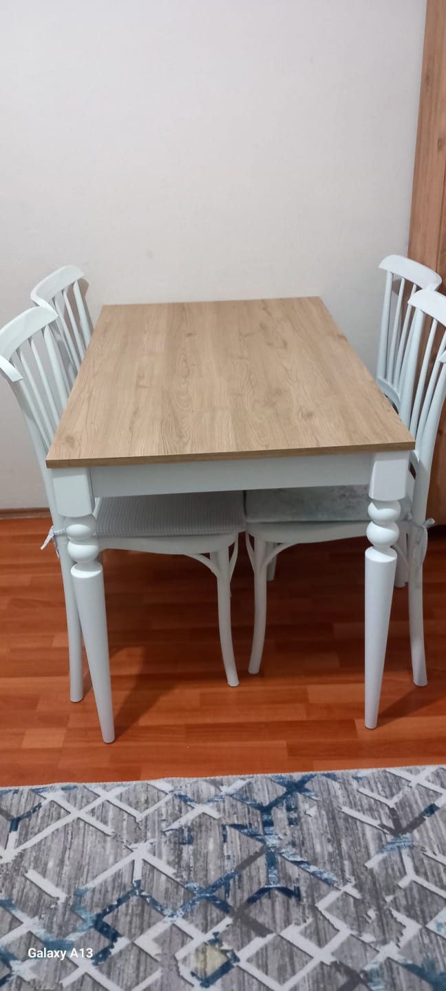 Customer photo review of Rani JA104 Mutfak Masası Yemek Masası Sepet Ceviz - Beyaz