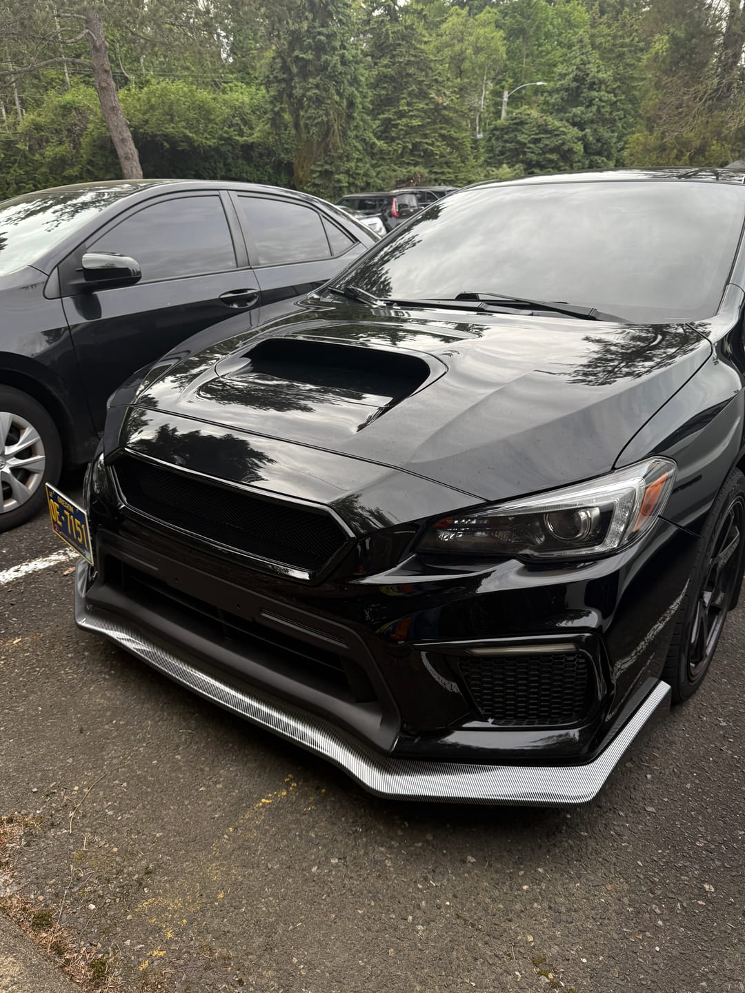 Customer photo review of 2018-21 Subaru WRX / STi CS Front Splitter Lip Ground Effect