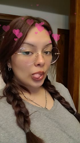 Customer photo review of Lovie Eyeglasses