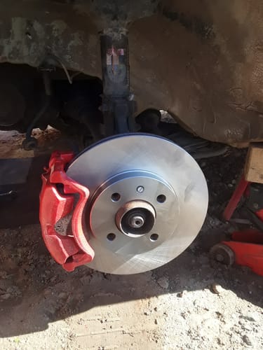 Customer photo review of Brake Disc Vented Front Vw Golf 3 1600,Jetta 3,Polo Classic ,Playa 1993 2003 (Single)