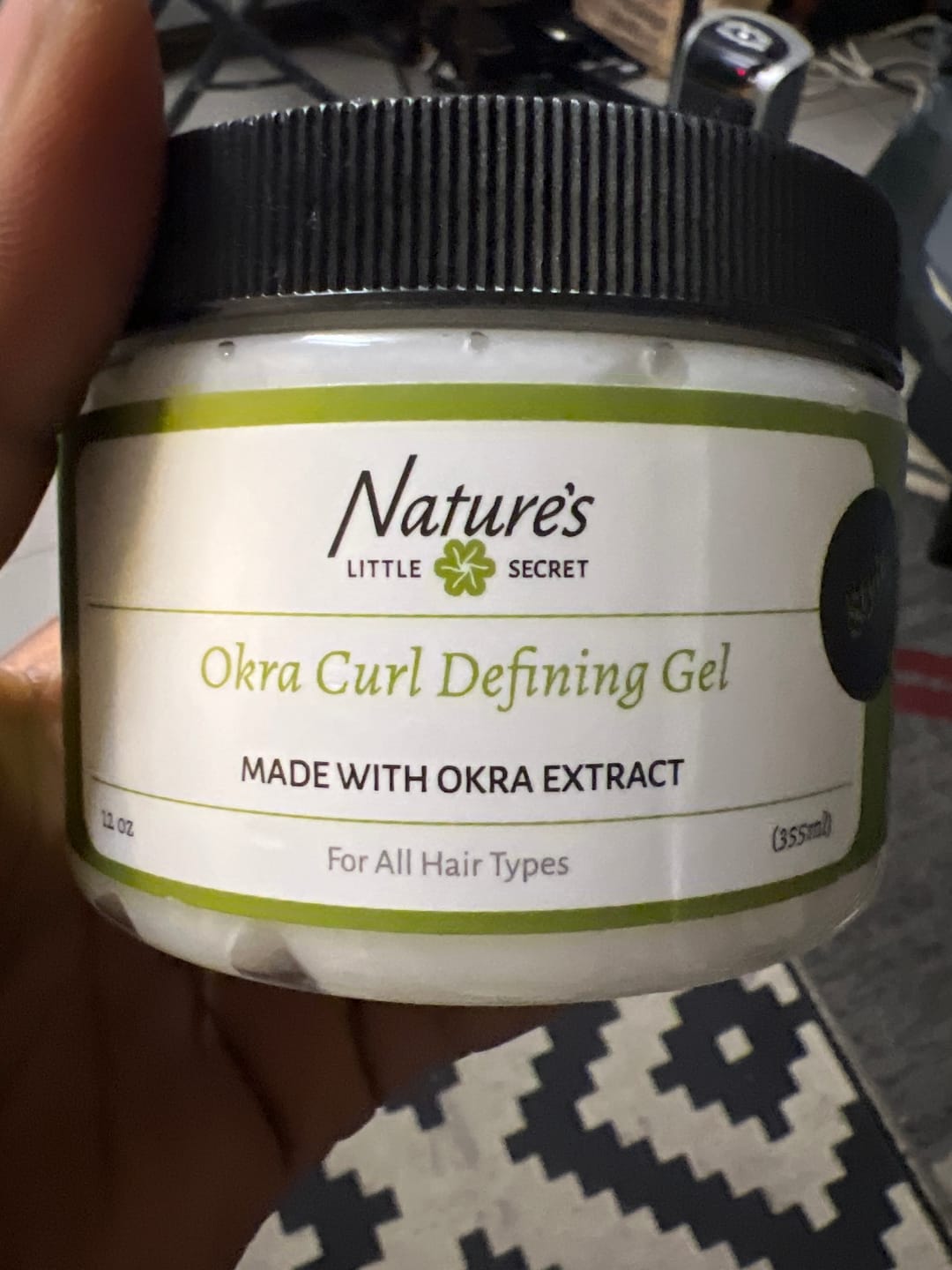 Customer photo review of Okra Curl Defining Gel