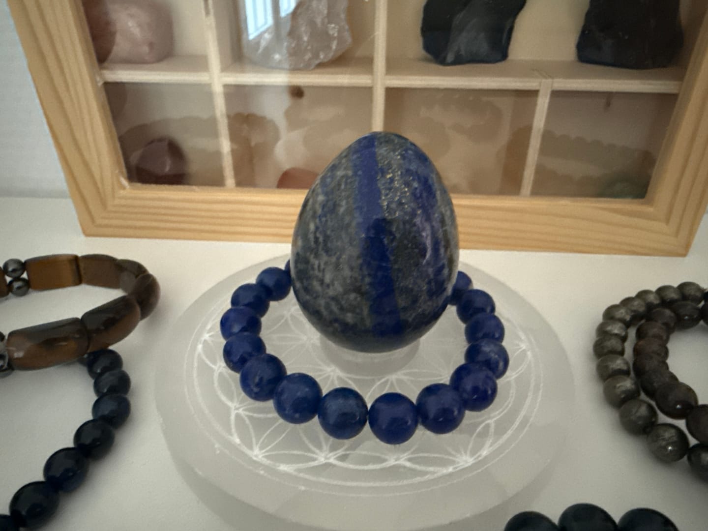 Customer photo review of Bracelet "Expression" en Lapis Lazuli