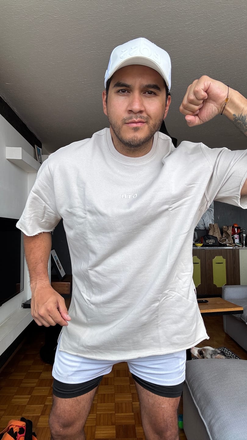 Customer photo review of NeoTerra Oversized - Taupe