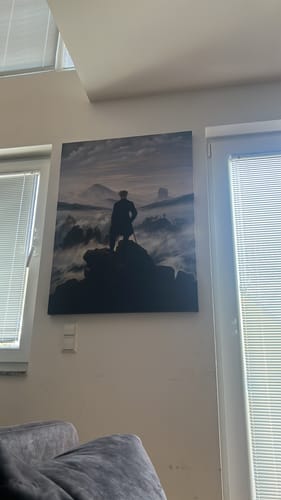 Customer photo review of Wanderer above the Sea of Fog | Caspar David Friedrich | 1818
