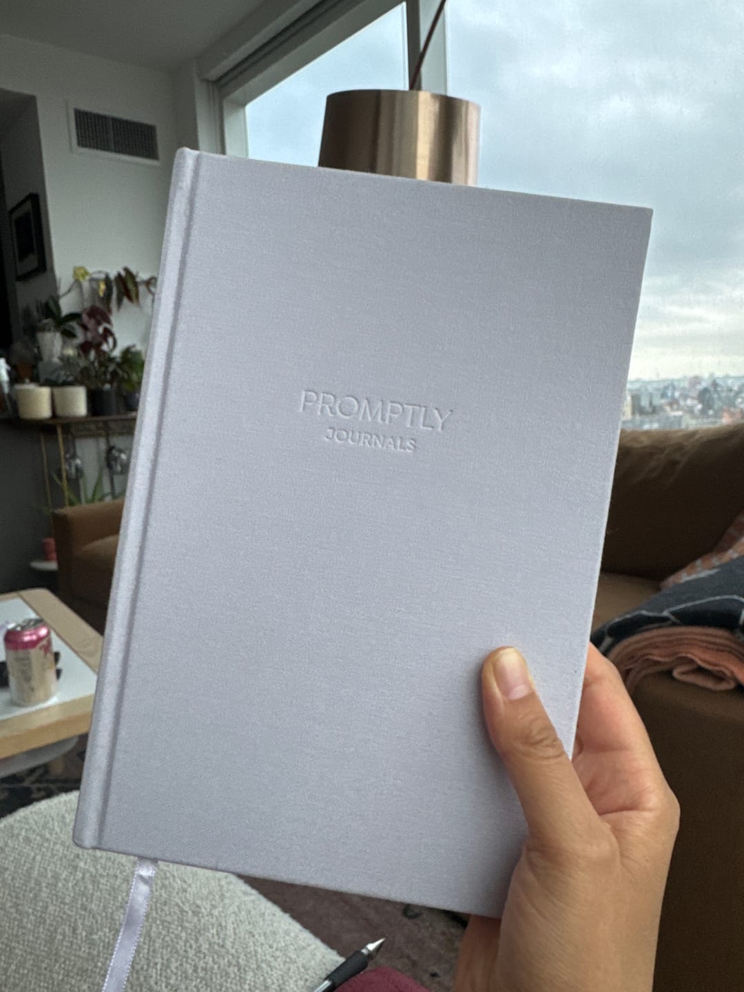 Customer photo review of A Complete Childhood History: From Pregnancy to 18 Years Old (Lavender Purple, Linen)