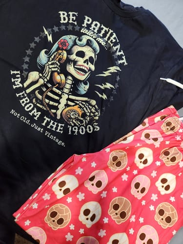 Customer photo review of Be Patient With Me I'm From The 1900s T-Shirt