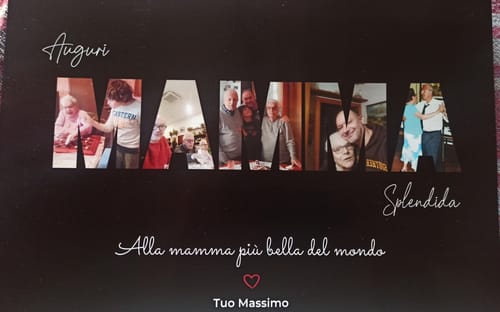 Customer photo review of Buona festa – Poster Personalizzato