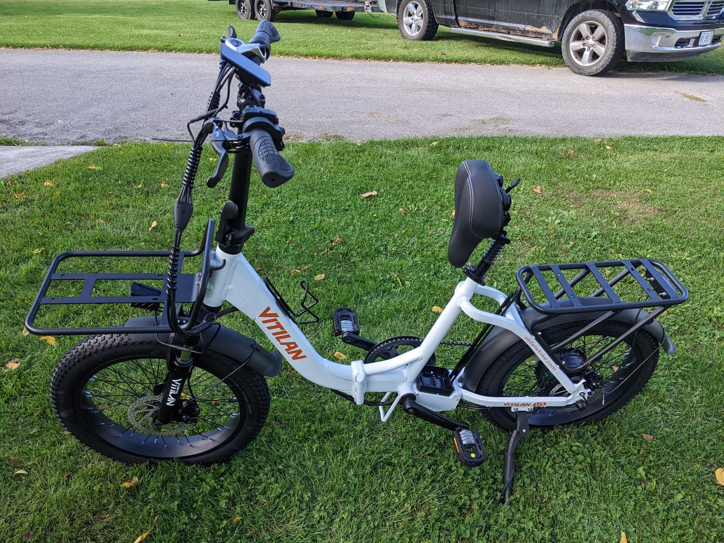 Customer photo review of U3 Full Suspension Foldable Fat Tire Electric Bike