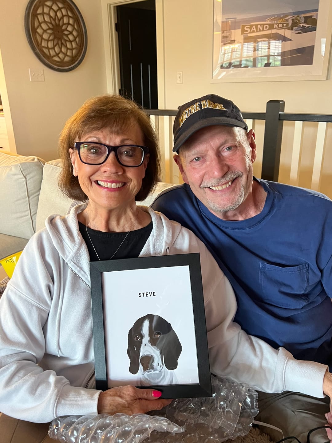 Customer photo review of Custom Pet Portrait Mug