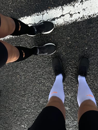 Customer photo review of Wesocks | Compression Mid Calf