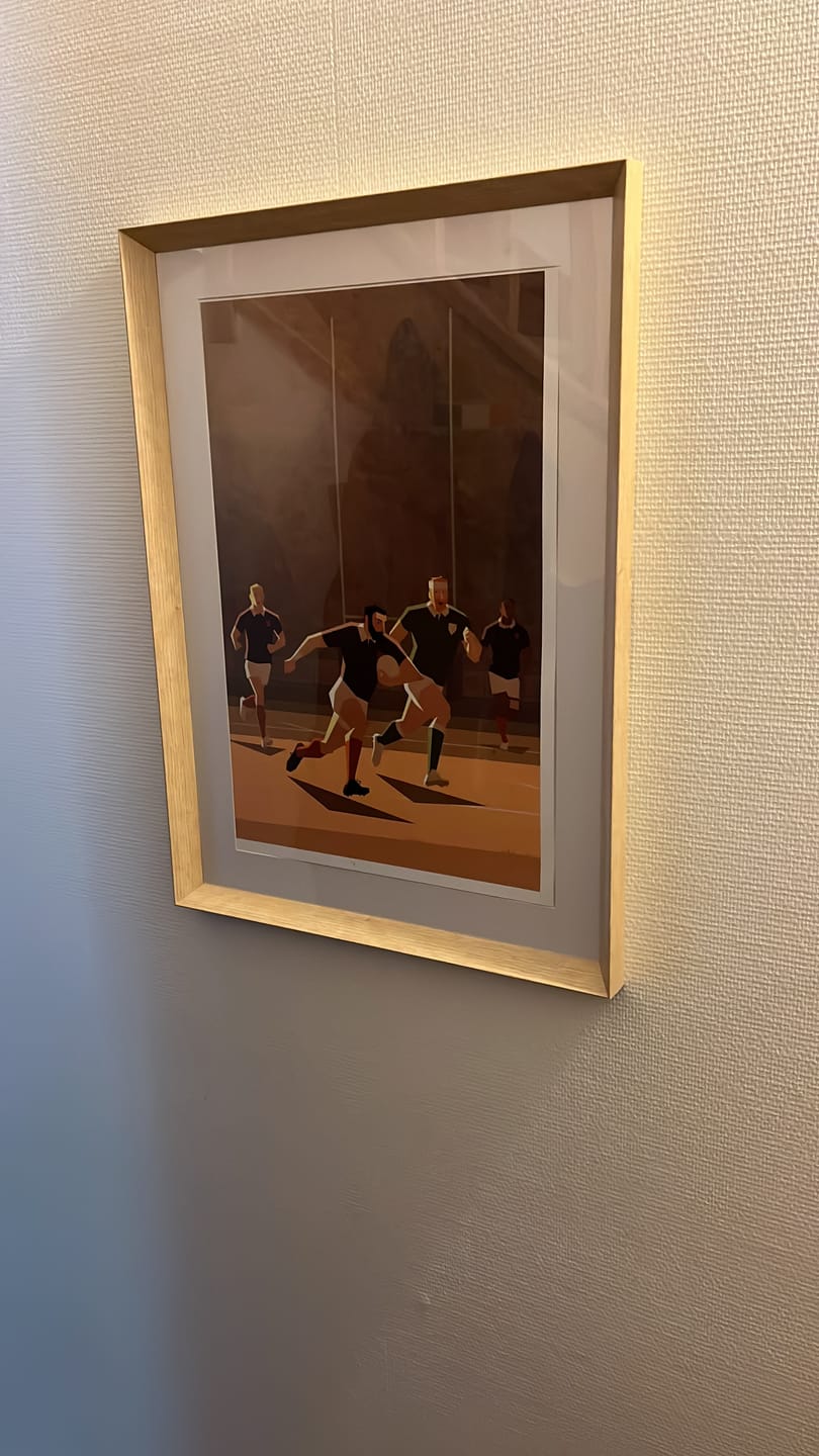 Customer photo review of Poster "Droit à l'en-but"