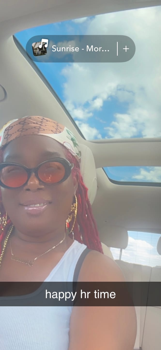 Customer photo review of GENESIS HOOPS EARRINGS