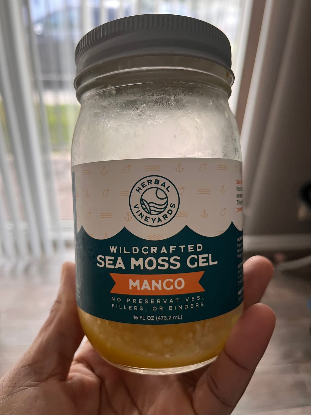 Customer photo review of EXCLUSIVE MANGO SEA MOSS GEL