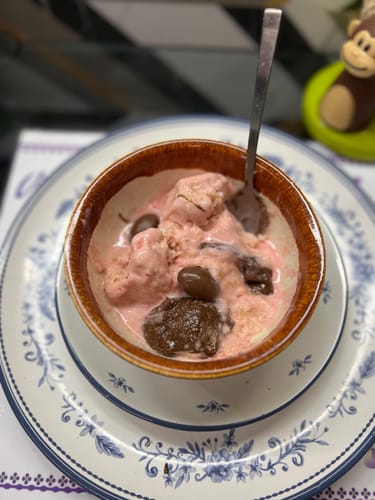 Customer photo review of BOLD WHEY MOUSSE DE MORANGO (900g)