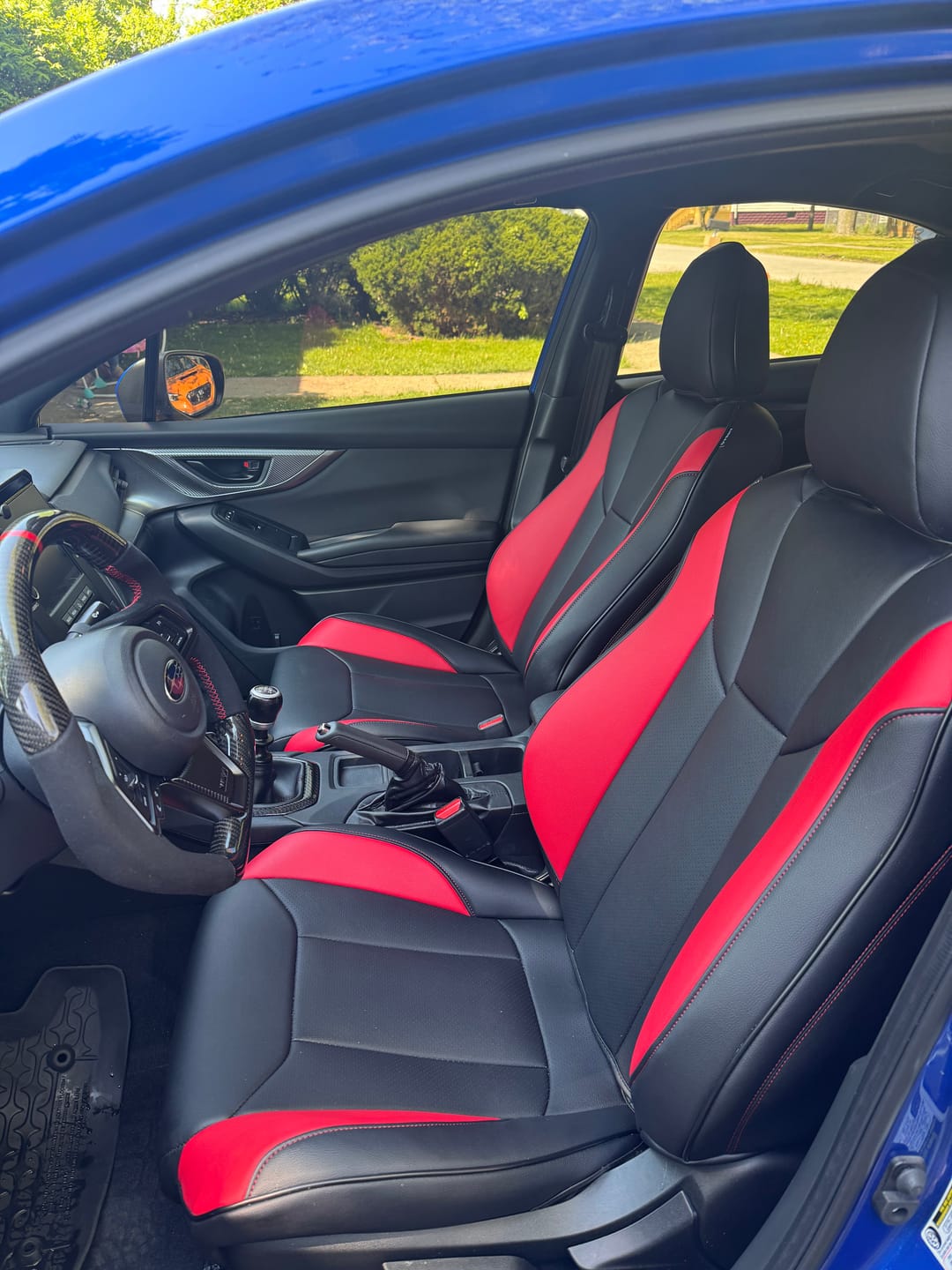 Customer photo review of 2022+ Subaru WRX Premium Custom Seat Covers