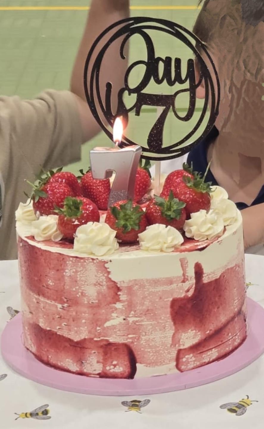 Customer photo review of Raspberry Ripple Cake