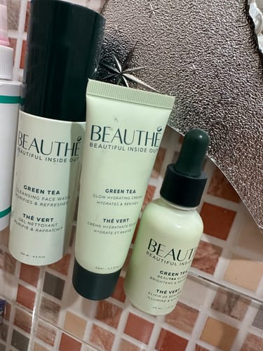 Customer photo review of Gel Nettoyant au Thé Vert