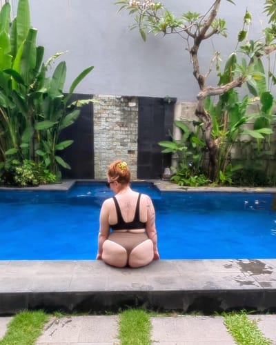 Customer photo review of *NEW* 'Thrive' High Rise Cheeky Bikini Bottoms